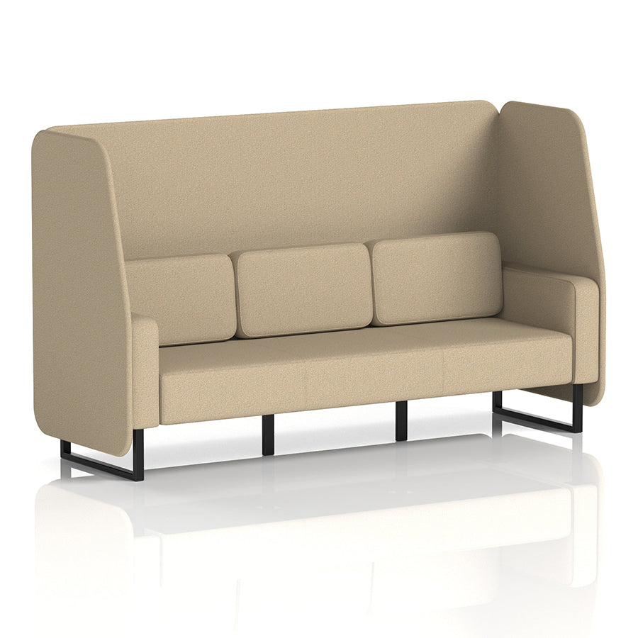 Brixworth Open Booth in Single Tone - 3 Seater