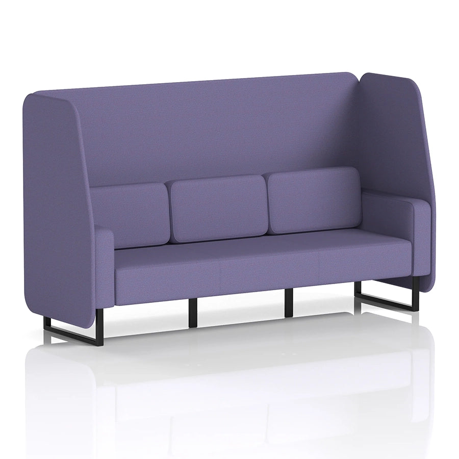 Brixworth Open Booth in Single Tone - 3 Seater