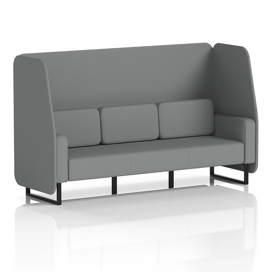 Brixworth Open Booth in Single Tone - 3 Seater
