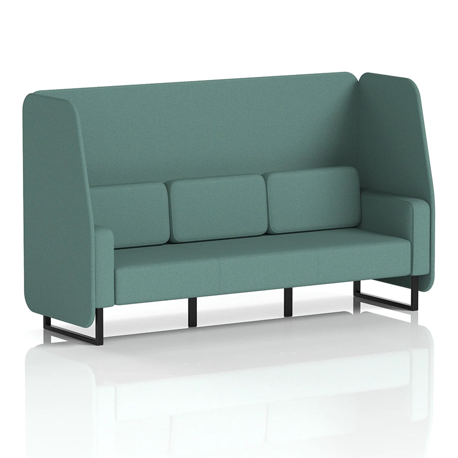 Brixworth Open Booth in Single Tone - 3 Seater