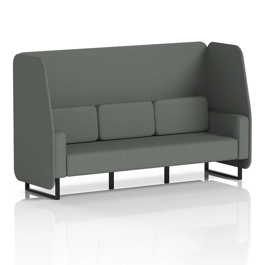 Brixworth Open Booth in Single Tone - 3 Seater