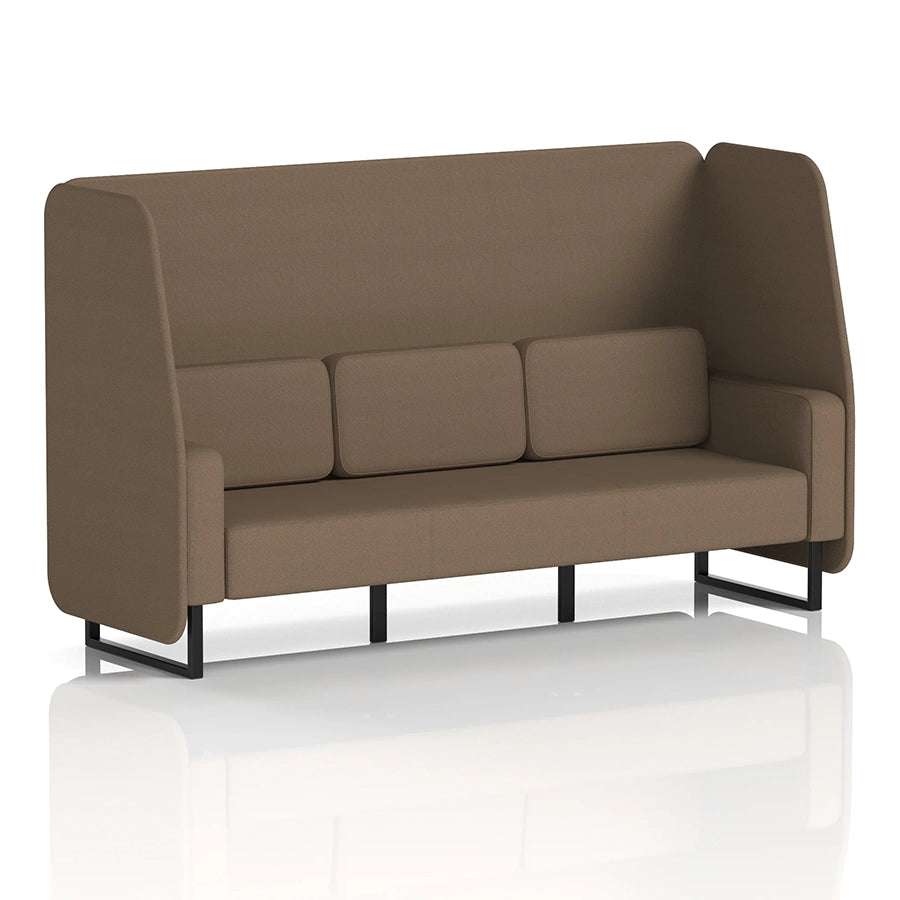 Brixworth Open Booth in Single Tone - 3 Seater