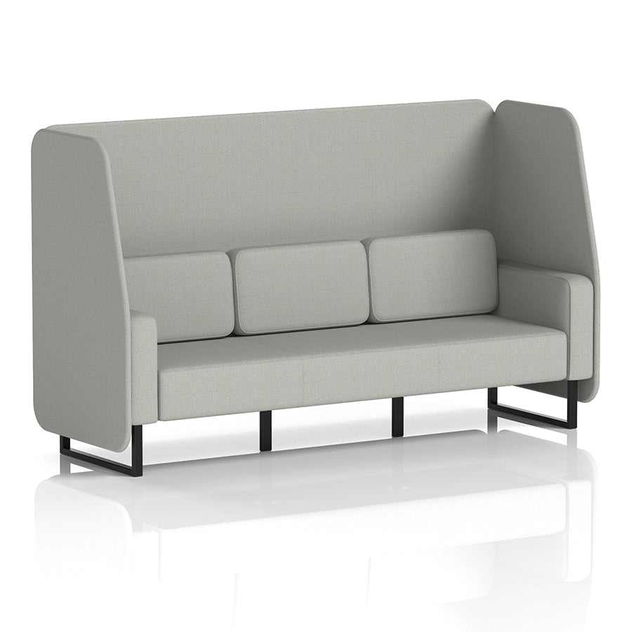 Brixworth Open Booth in Single Tone - 3 Seater