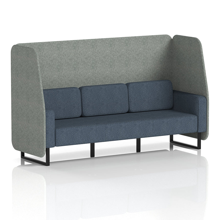 Brixworth Open Booth in Two Tone - 3 Seater