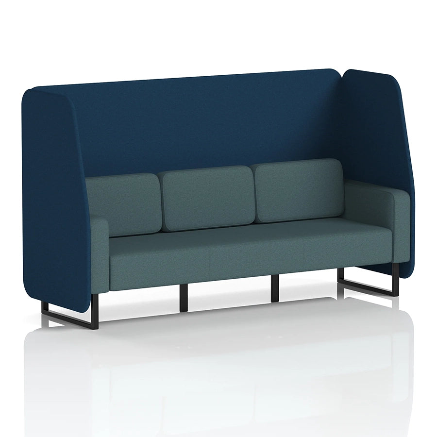 Brixworth Open Booth in Two Tone - 3 Seater