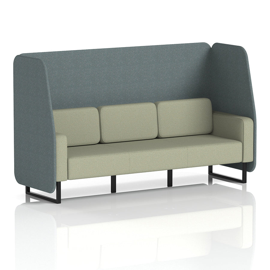 Brixworth Open Booth in Two Tone - 3 Seater