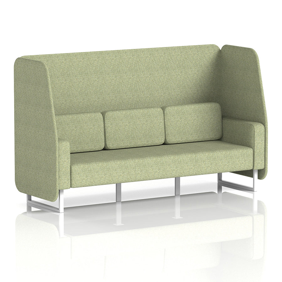 Brixworth Open Booth in Single Tone - 3 Seater