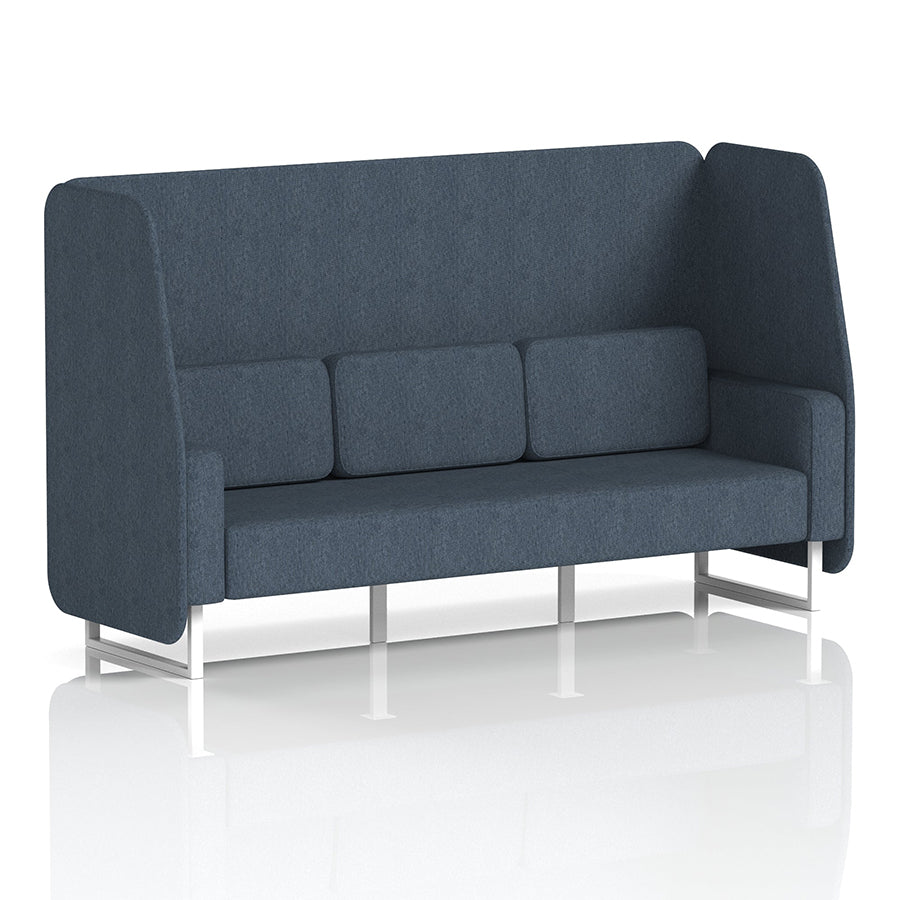 Brixworth Open Booth in Single Tone - 3 Seater