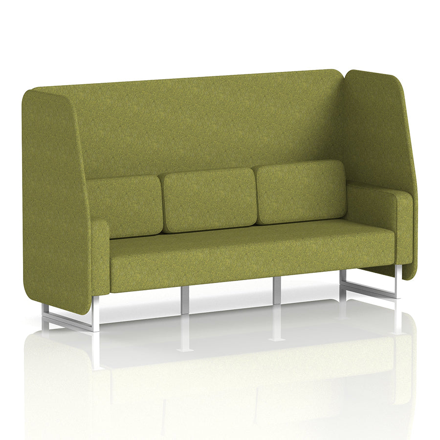 Brixworth Open Booth in Single Tone - 3 Seater