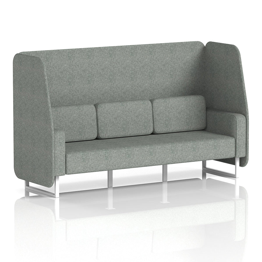 Brixworth Open Booth in Single Tone - 3 Seater
