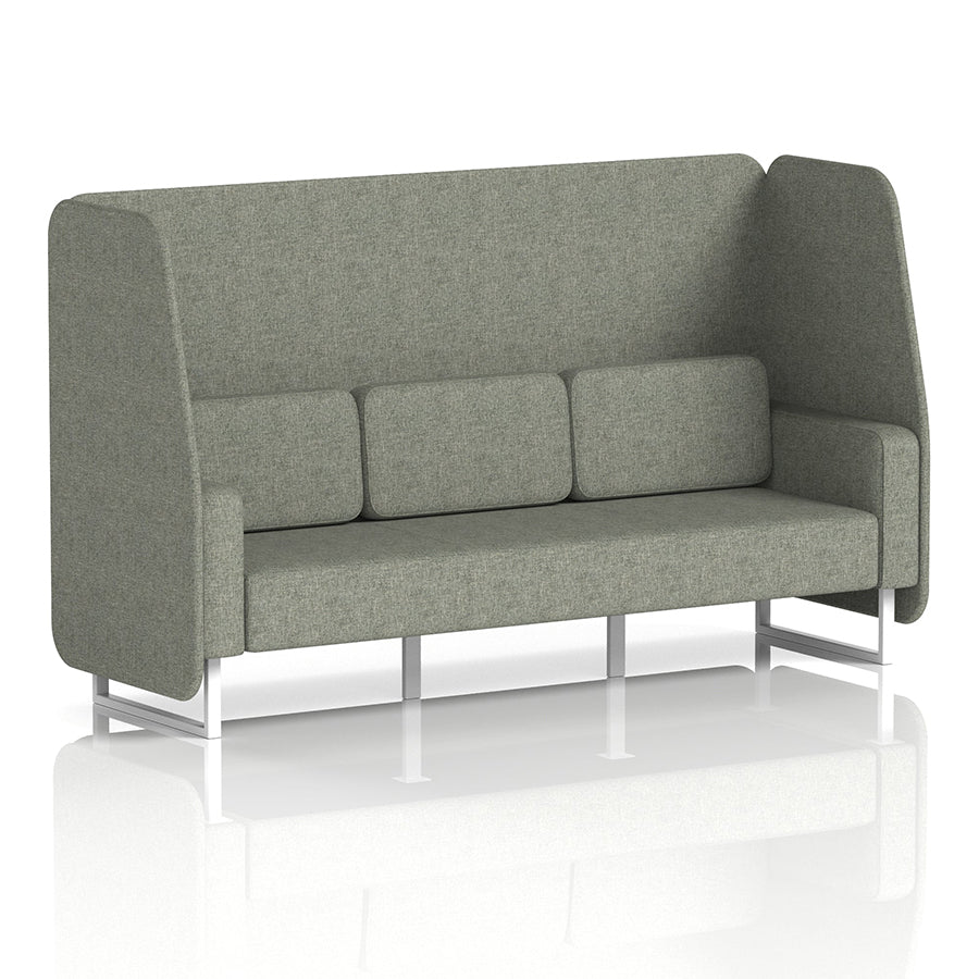Brixworth Open Booth in Single Tone - 3 Seater