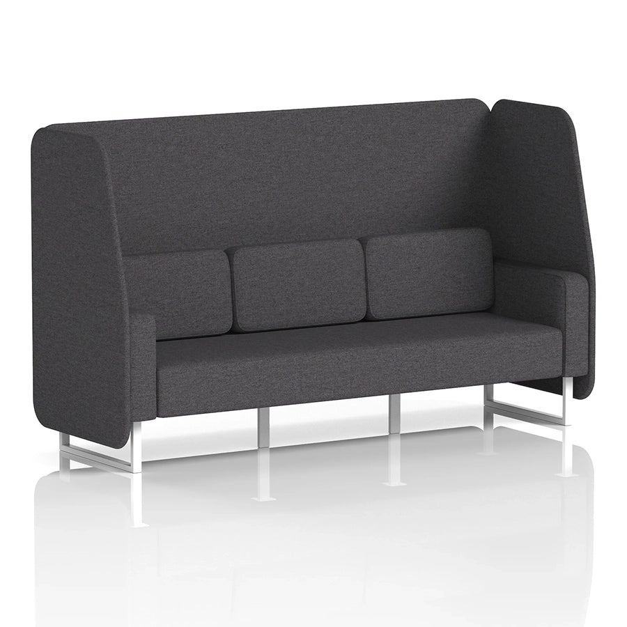 Brixworth Open Booth in Single Tone - 3 Seater