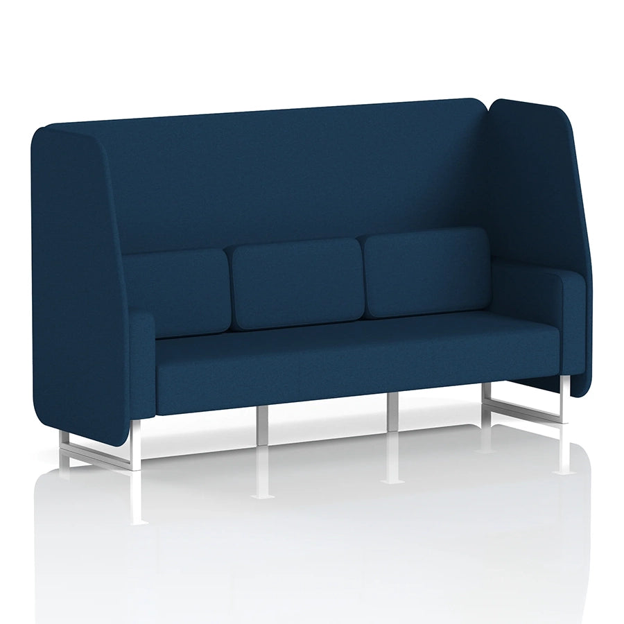 Brixworth Open Booth in Single Tone - 3 Seater