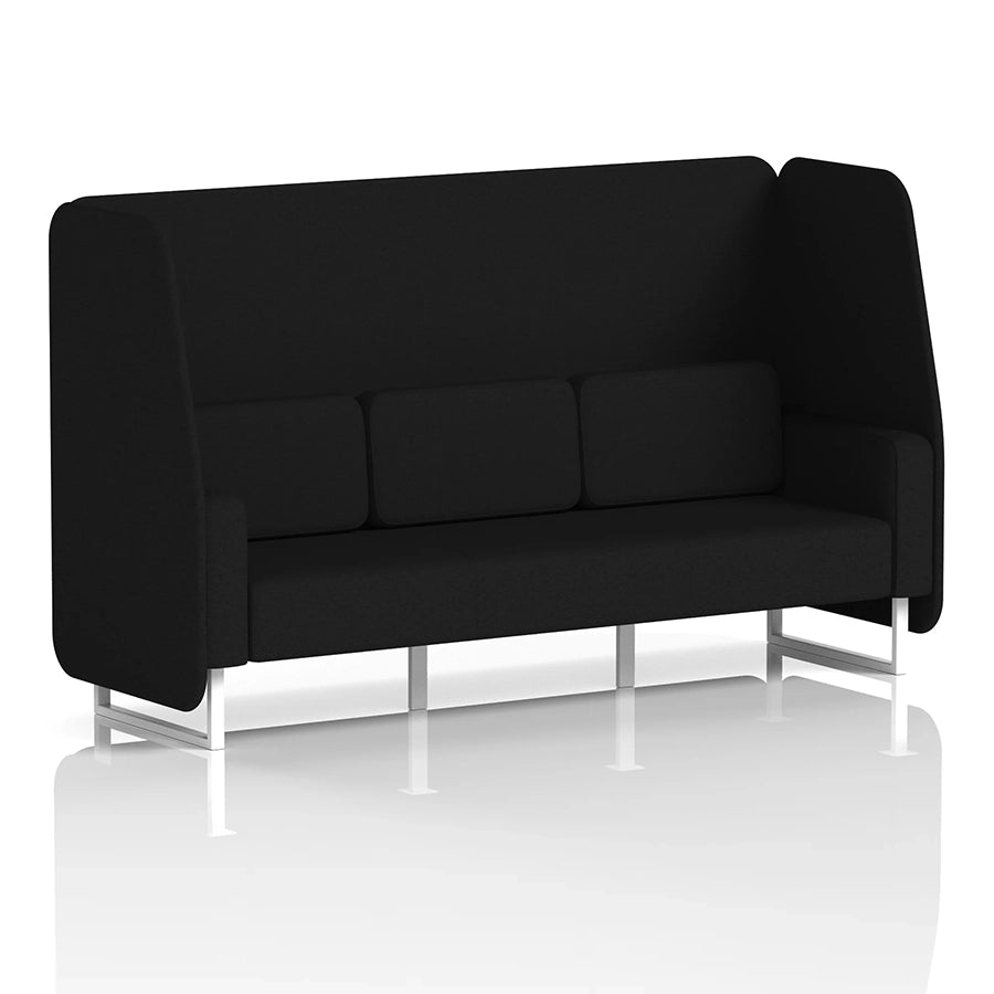 Brixworth Open Booth in Single Tone - 3 Seater