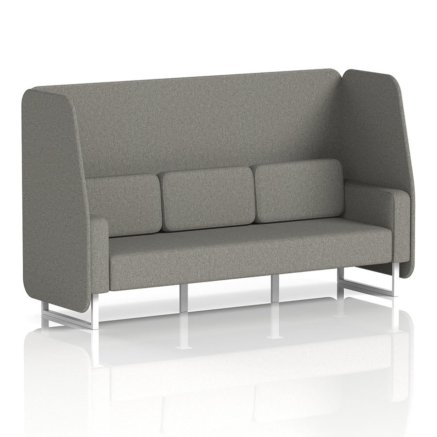 Brixworth Open Booth in Single Tone - 3 Seater