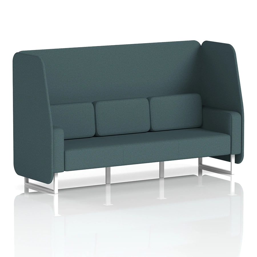 Brixworth Open Booth in Single Tone - 3 Seater