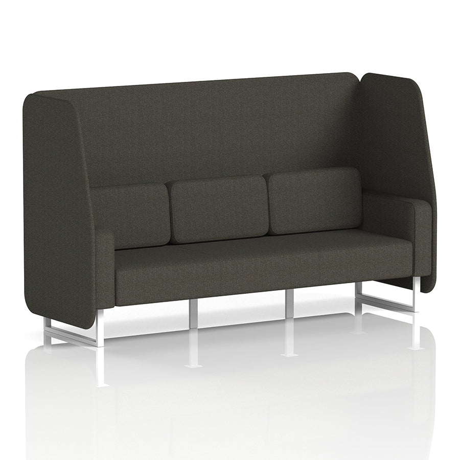 Brixworth Open Booth in Single Tone - 3 Seater