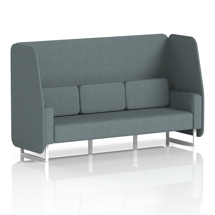 Brixworth Open Booth in Single Tone - 3 Seater
