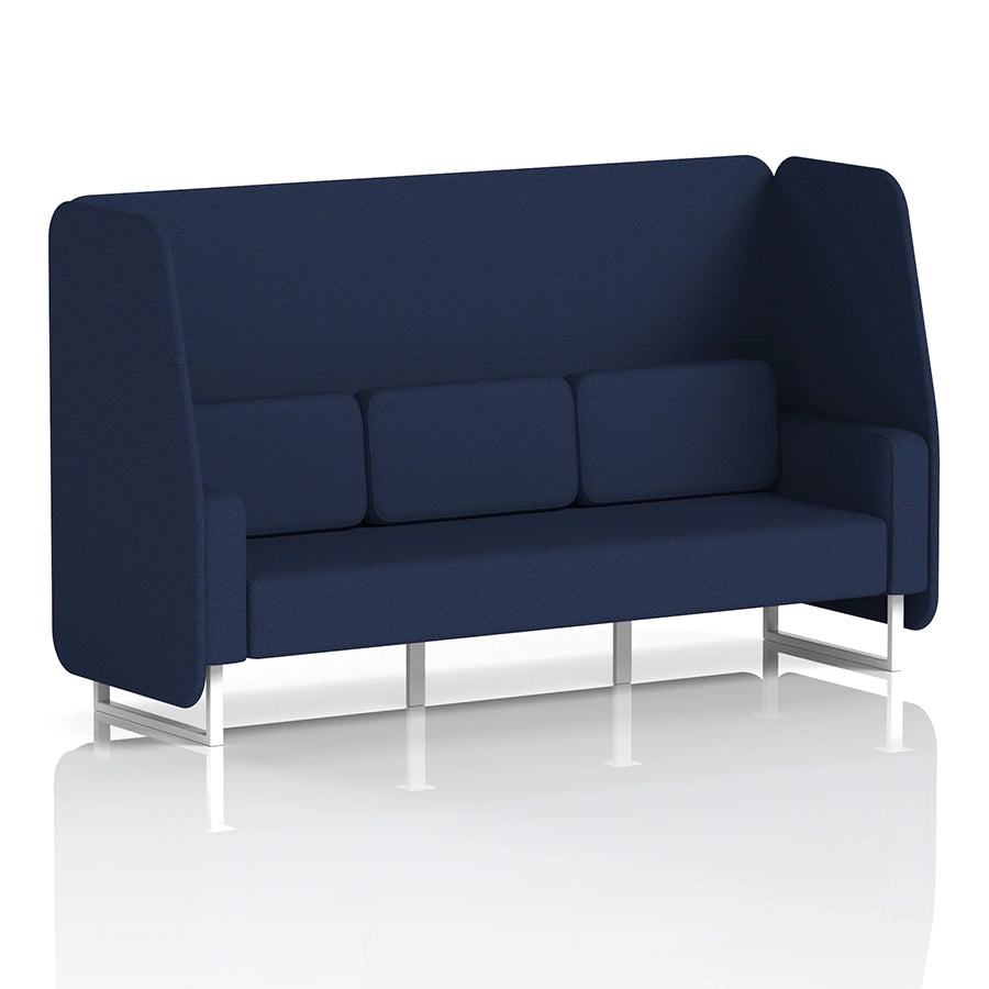 Brixworth Open Booth in Single Tone - 3 Seater