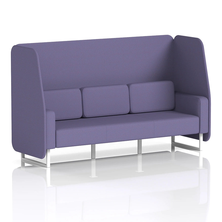 Brixworth Open Booth in Single Tone - 3 Seater