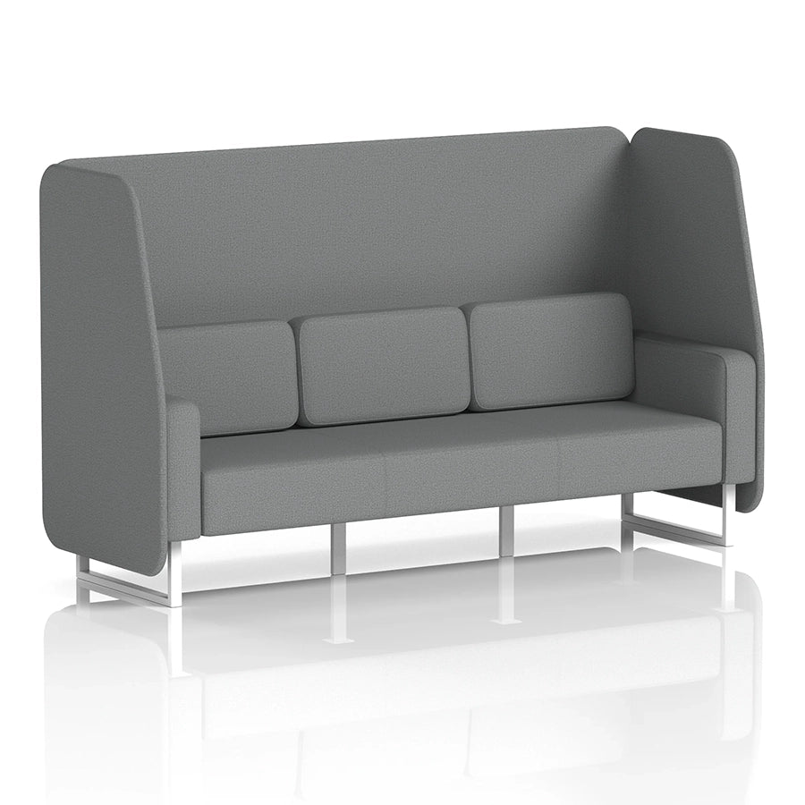 Brixworth Open Booth in Single Tone - 3 Seater