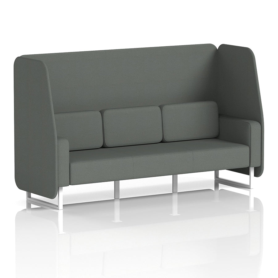 Brixworth Open Booth in Single Tone - 3 Seater