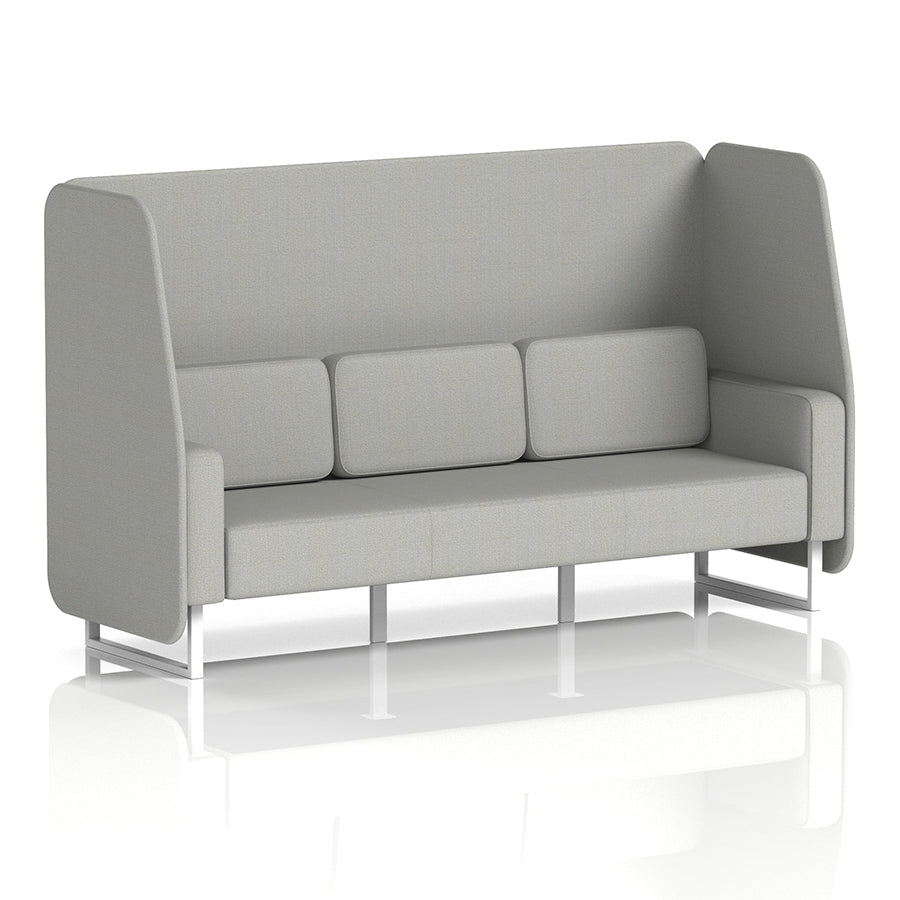Brixworth Open Booth in Single Tone - 3 Seater