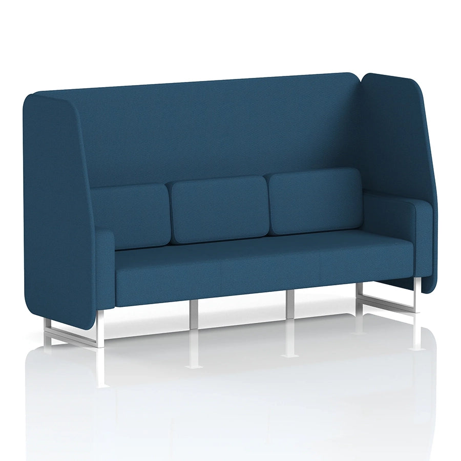 Brixworth Open Booth in Single Tone - 3 Seater