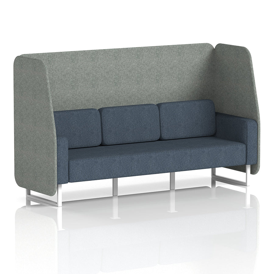 Brixworth Open Booth in Two Tone - 3 Seater