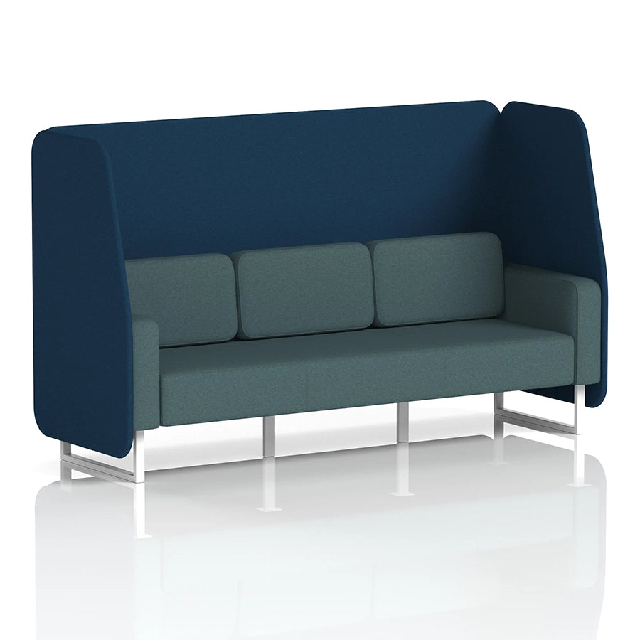 Brixworth Open Booth in Two Tone - 3 Seater