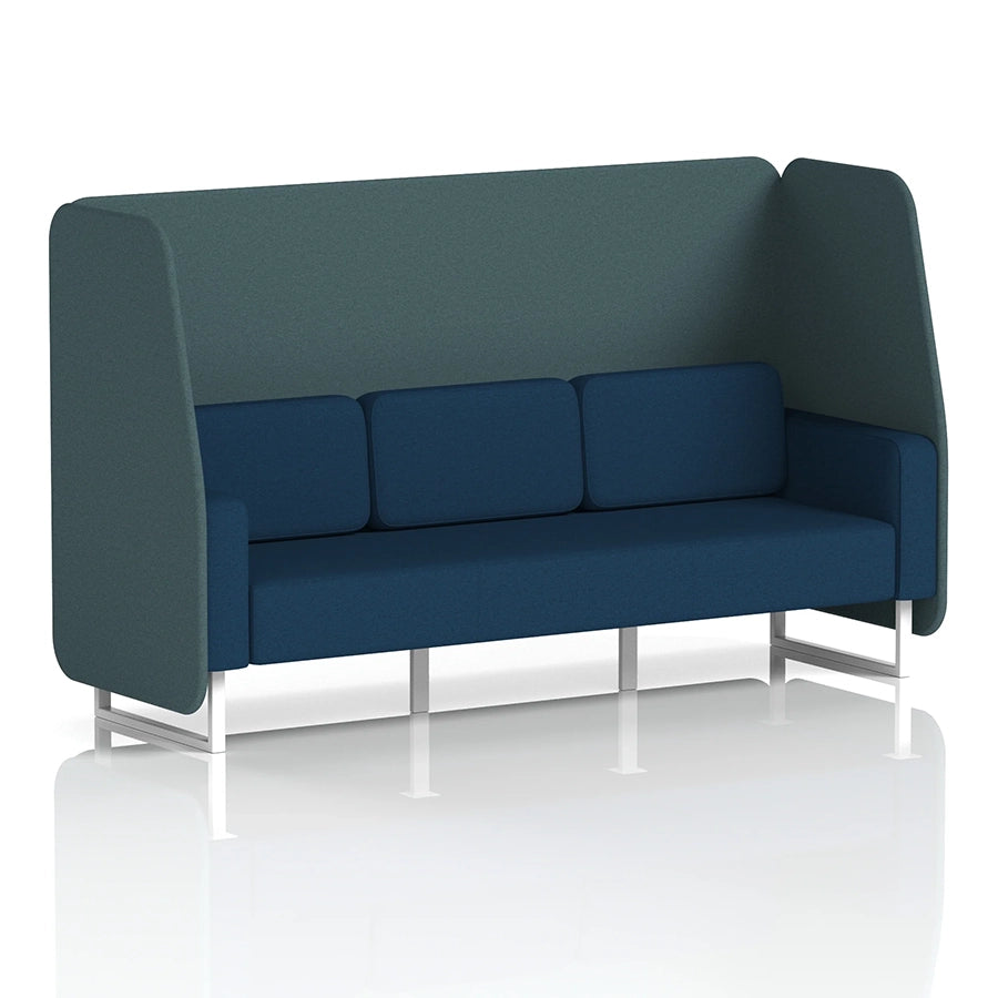 Brixworth Open Booth in Two Tone - 3 Seater