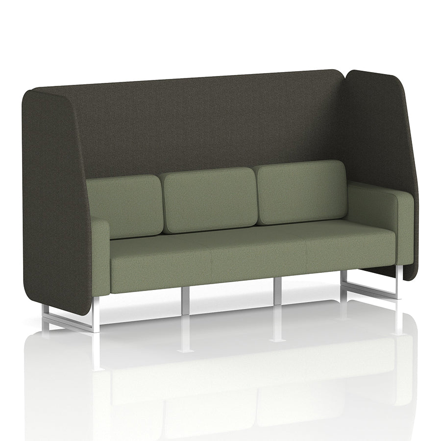Brixworth Open Booth in Two Tone - 3 Seater