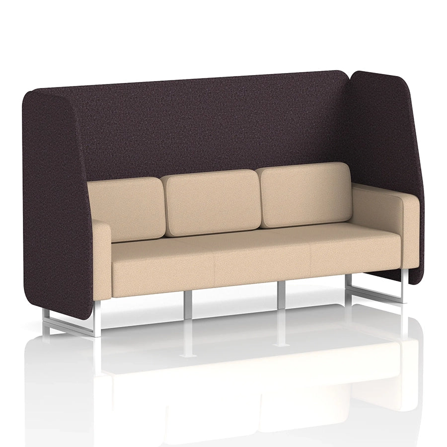 Brixworth Open Booth in Two Tone - 3 Seater