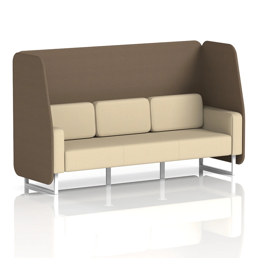 Brixworth Open Booth in Two Tone - 3 Seater