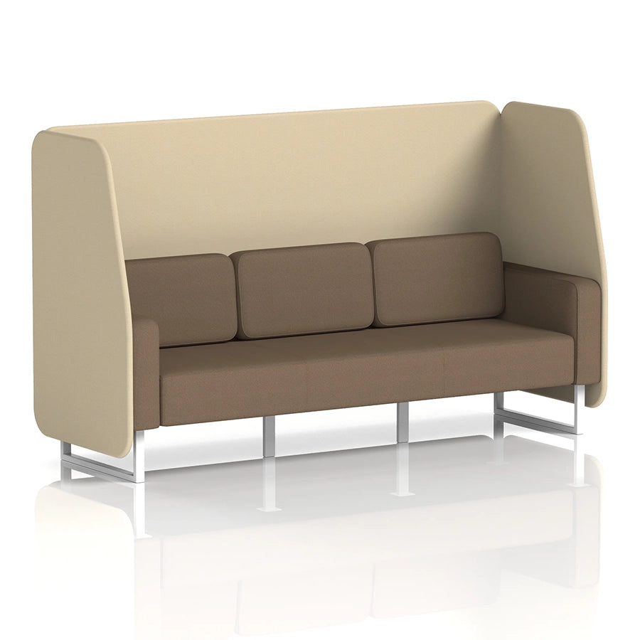 Brixworth Open Booth in Two Tone - 3 Seater