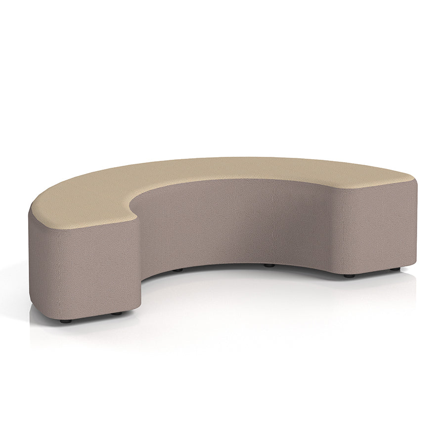 Harlestone Curved Stool in Two Tone - 90 or 180 degree curves