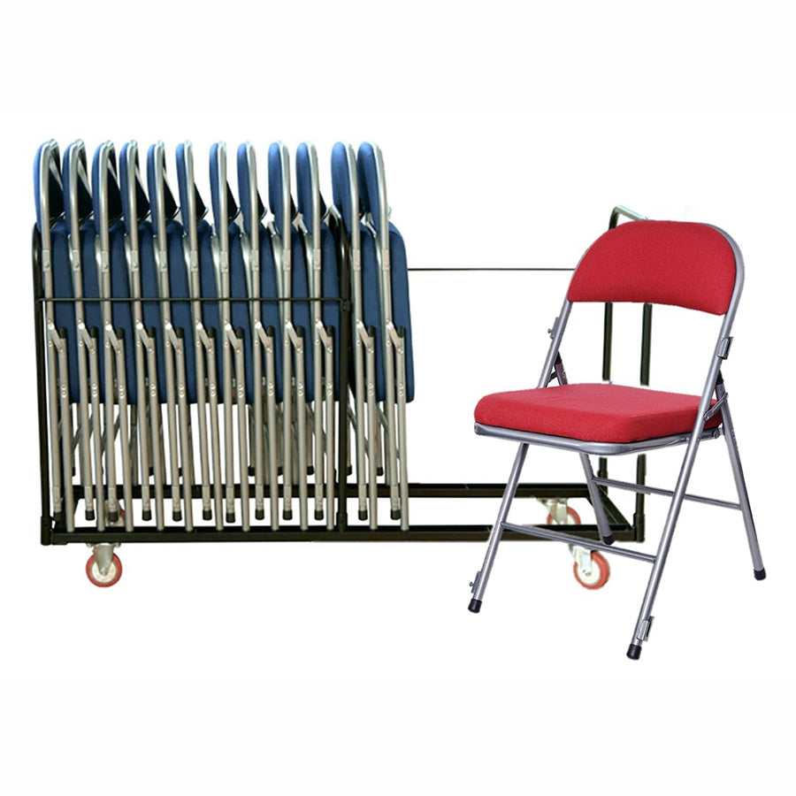 Comfort x18 Deluxe Folding Chairs & Trolley