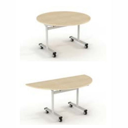 Scrum Circular Flip-Top Table