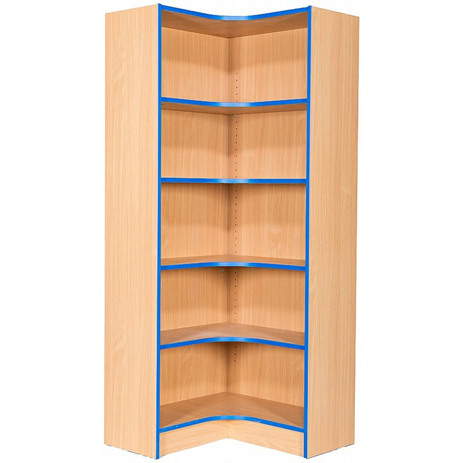 Smart Storage 750mm Flat Top Internal Corner Library Bookcases with 4 shelves