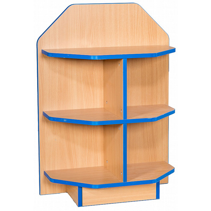 Smart Storage Folio 650mm Wide End Cap Bookcase with 2 shelves