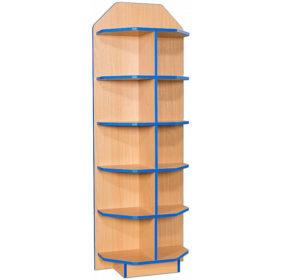 Smart Storage Folio 650mm Wide End Cap Bookcase with 5 shelves