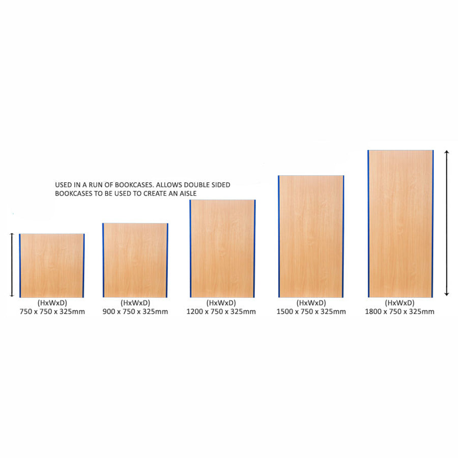 Smart Storage Folio 750mm Wide Flat Top Library Blanking Units