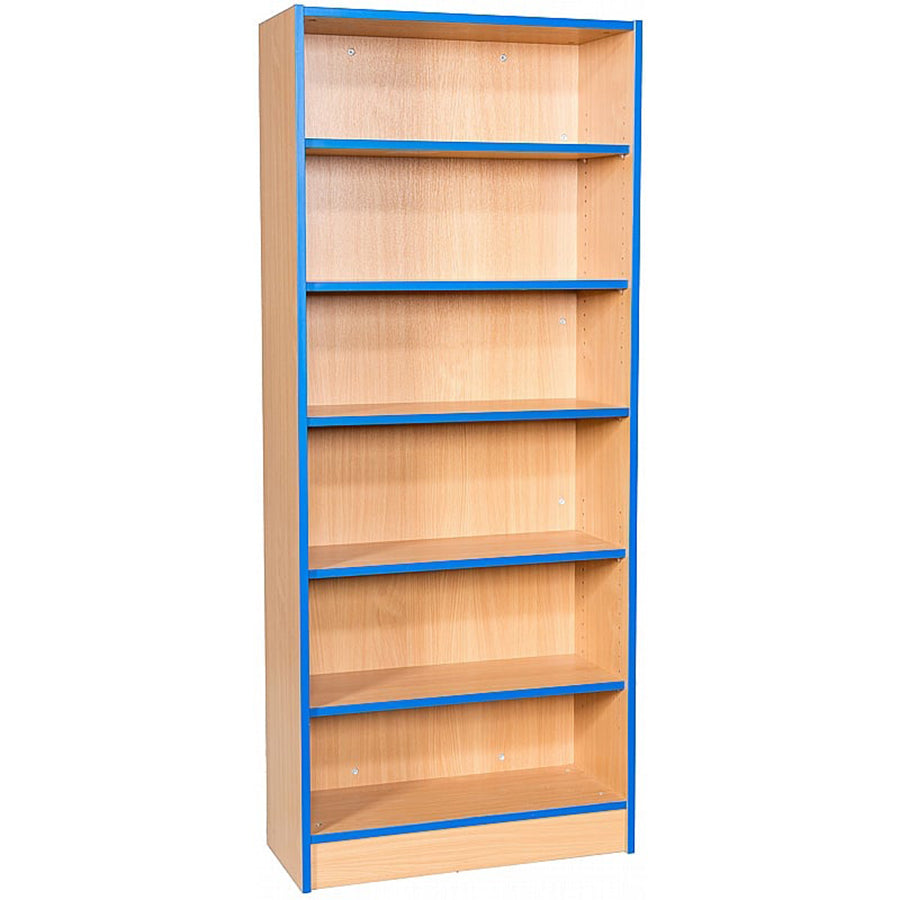 Smart Storage Folio 750mm Wide Flat Top Library Bookcase with 5 shelves