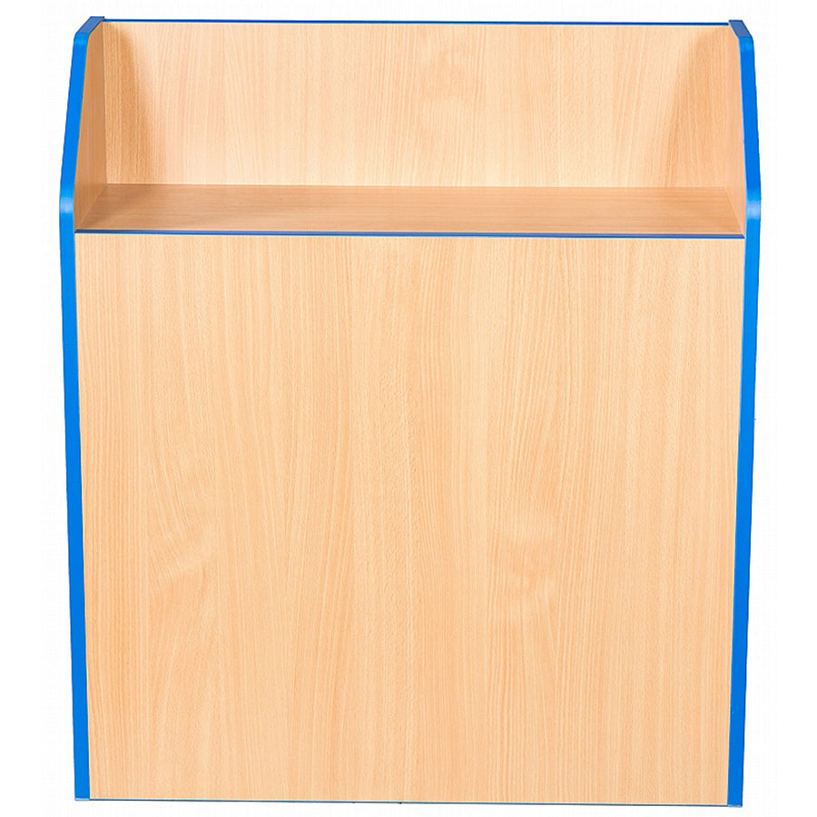 Smart Storage Folio 750mm Wide Library Blanking Unit with Shelf front view