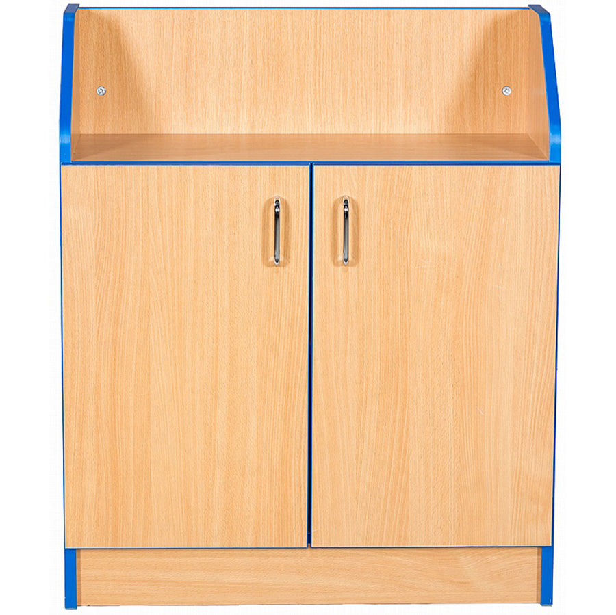 Smart Storage Folio 750mm Wide Library Bookcase Cupboard front view