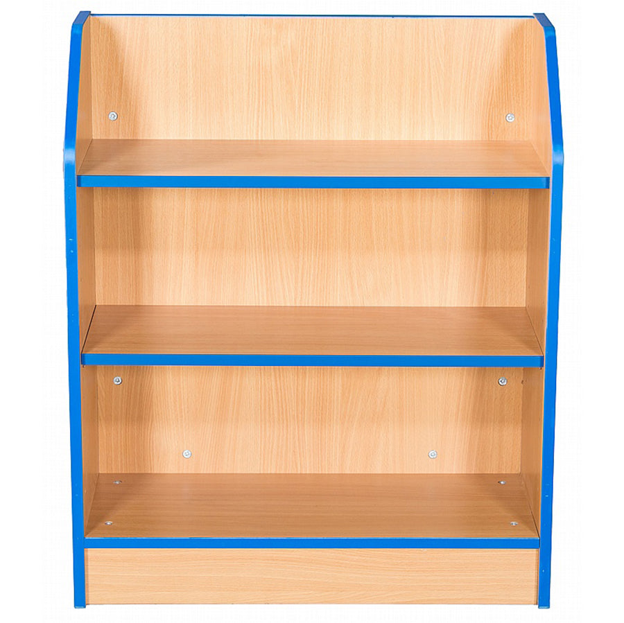 Smart Storage Folio 750mm Wide Library Bookcase with 2 Shelves front view
