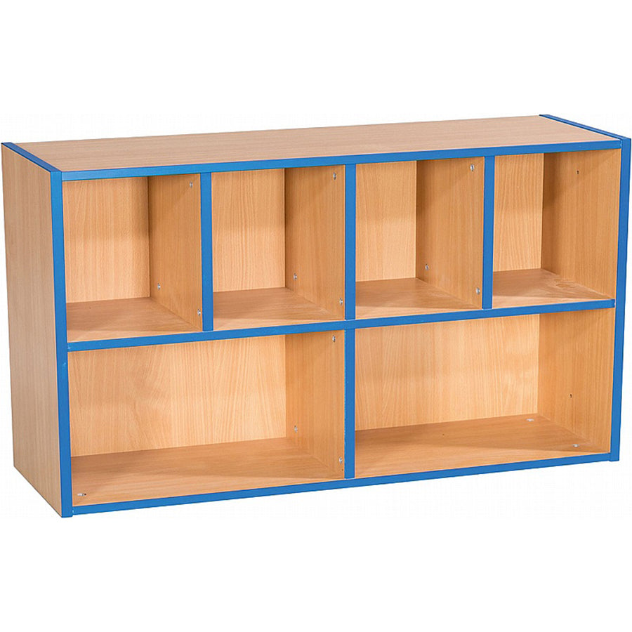 Smart Storage KubbyKurve Library Two Tier 4+2 Shelf Unit W1000mm