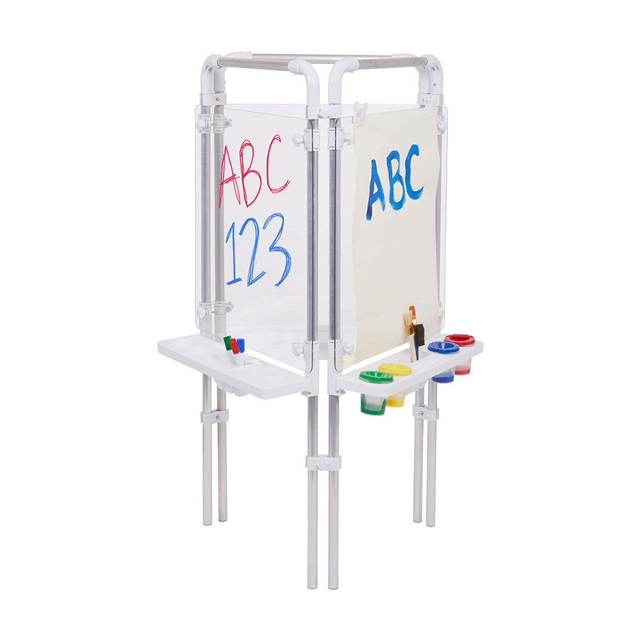 3 Sided Easel Sets (Clear or Dry Wipe Boards)