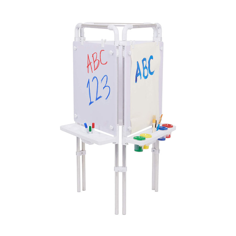 Mix & Match Easels - Clear Perspex or Dry Wipe boards