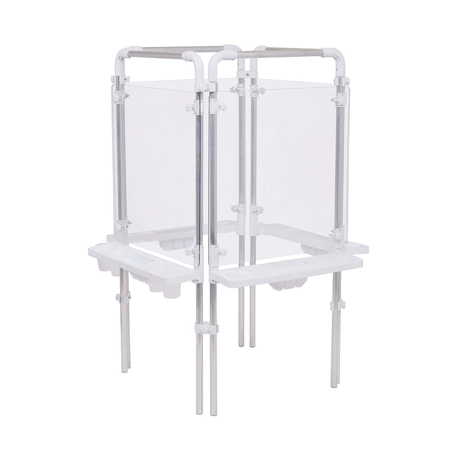 4 Sided Easel Sets (Clear or Dry Wipe Boards)